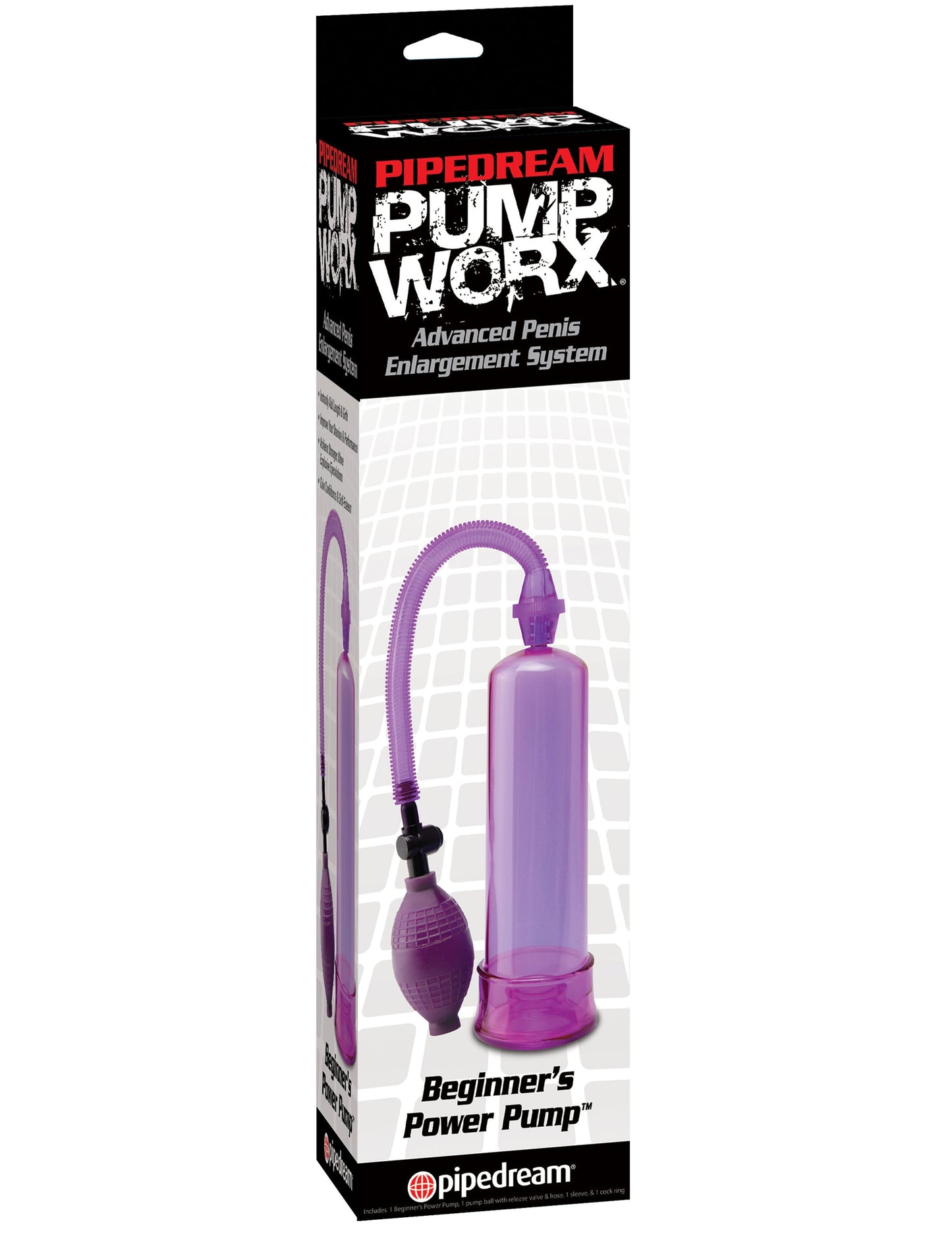 Pump Worx Beginners Power Pump (Purple) – Penis Pump
