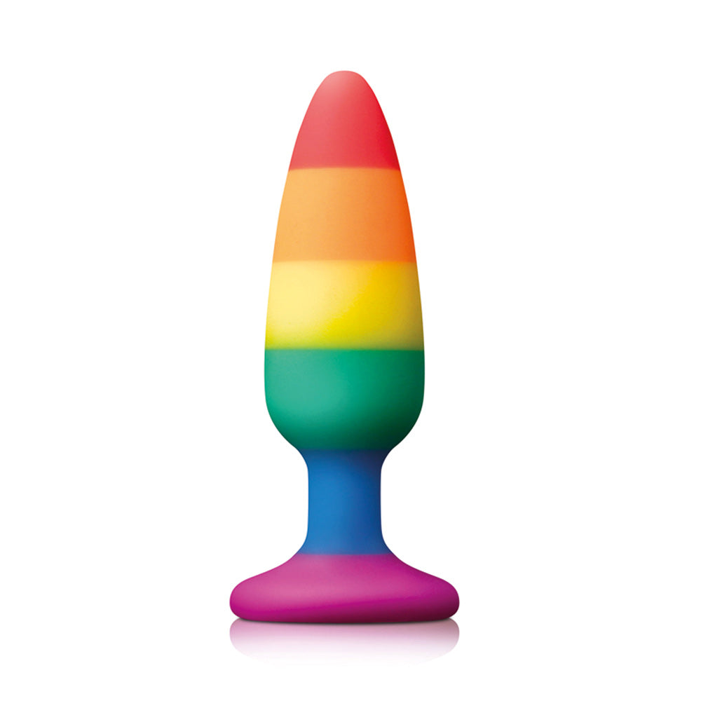 Pride Pleasure Plug Rainbow Medium – Medium Butt Plug