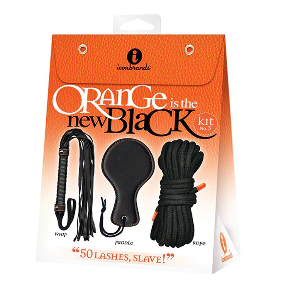 Orange Is The New Kit #3 Bondage Kit 3 Piece Set 50 Lashes