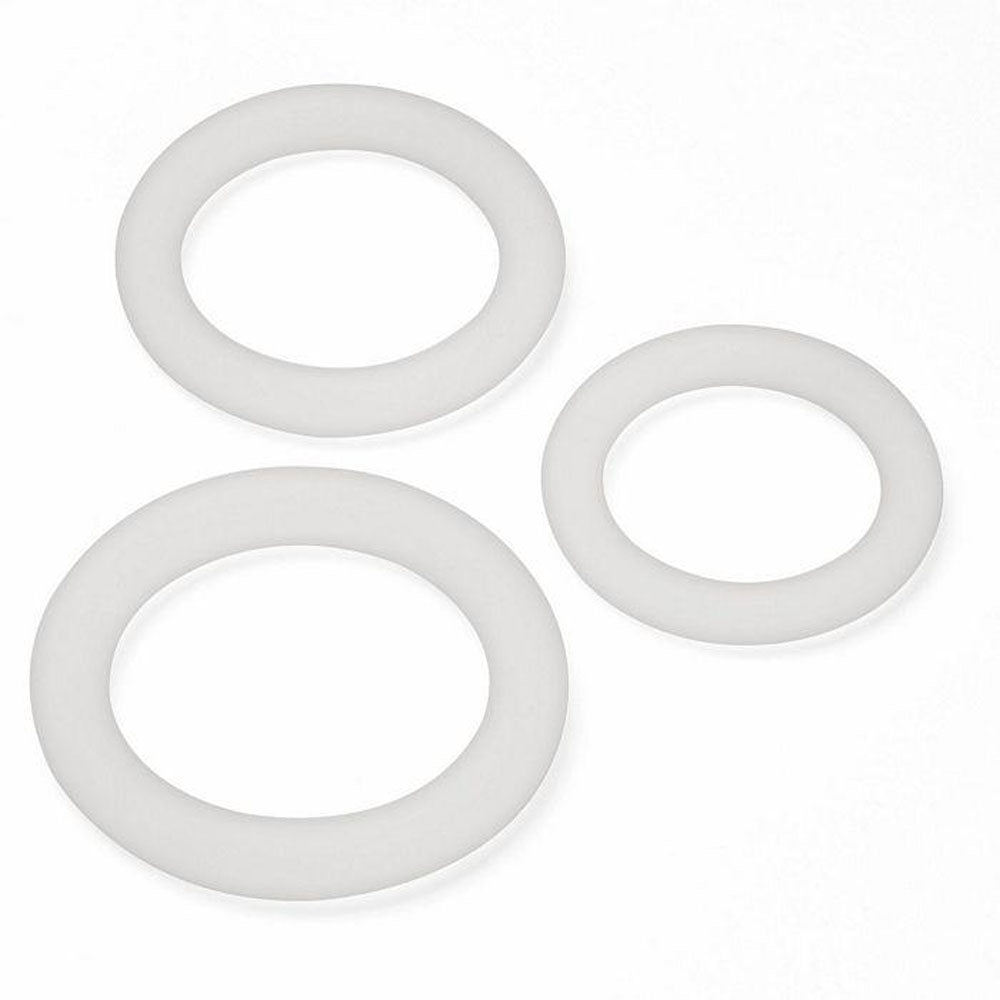 Cloud 9 Pro Sensual Silicone Cock Ring Set 3 Pack