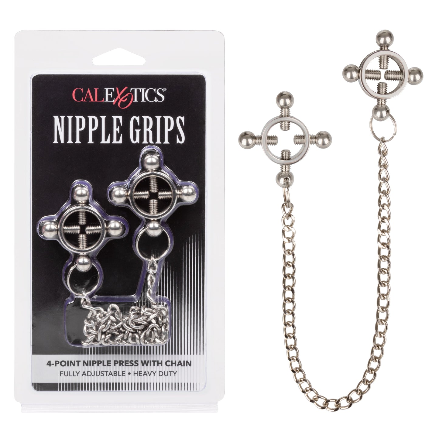 Nipple Grips 4 Point Nipple Press With Chain – Adjustable Nipple Clamp
