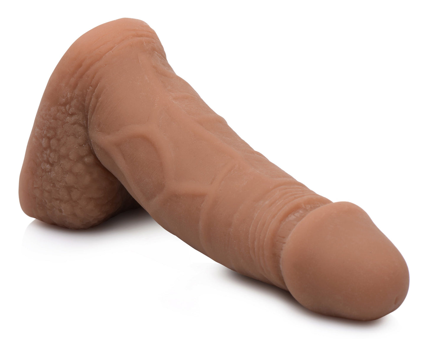 Large Bulge Soft Packer Dildo 6 Inches Medium Skin Tone
