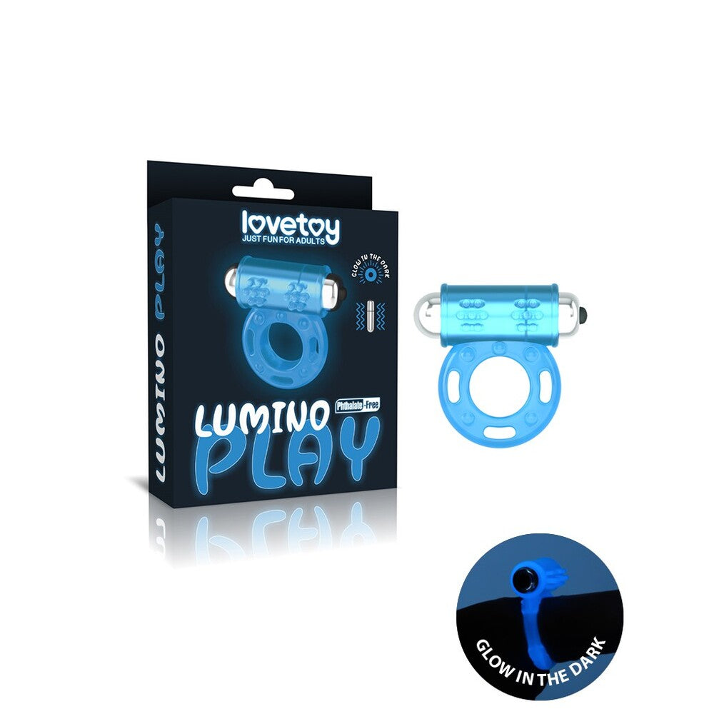 Lovetoy Lumino Play – Glow-In-The-Dark Cock Ring Vibrator