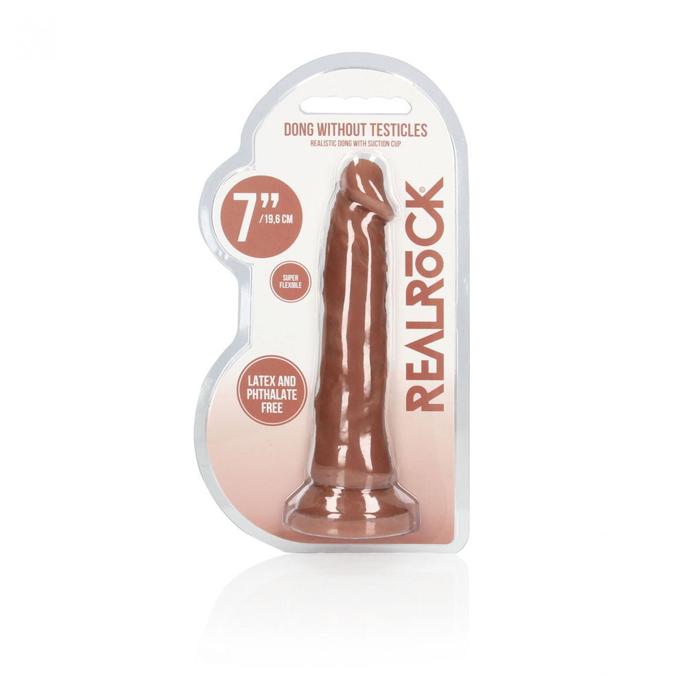 Realrock 7 Inch Realistic Dildo – Phthalate-Free Skin TPE Dildo