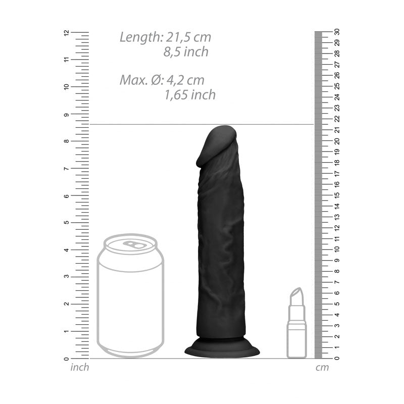 RealRock 8 Inch Realistic Dildo – Phthalate-Free Skin TPE Dildo