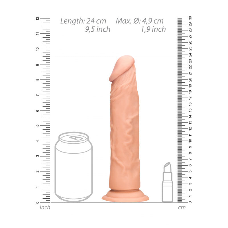 RealRock 9 Inch Realistic Dildo – Phthalate-Free Silicone Dong