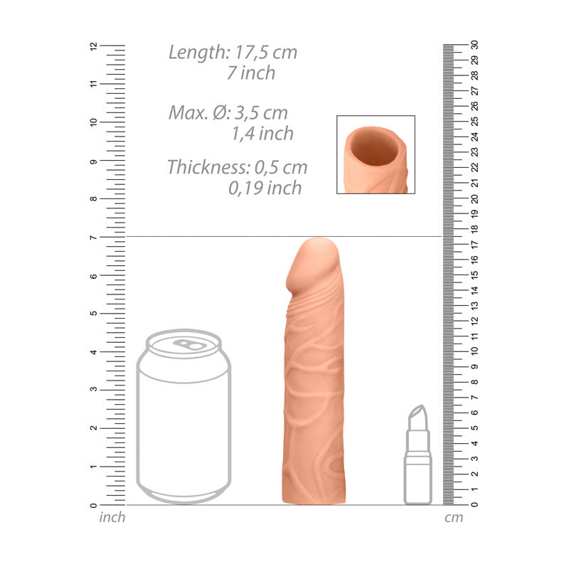 REALROCK 7 Inch Penis Extender – Phthalate-Free Penis Extension Sleeve