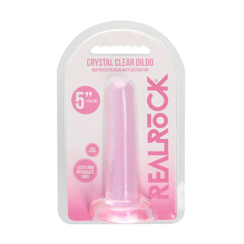 REALROCK Crystal Clear 13.5 cm Dildo With Suction Cup
