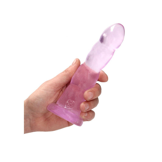 REALROCK Crystal Clear Dildo With Suction Cup – Non Realistic Dildo