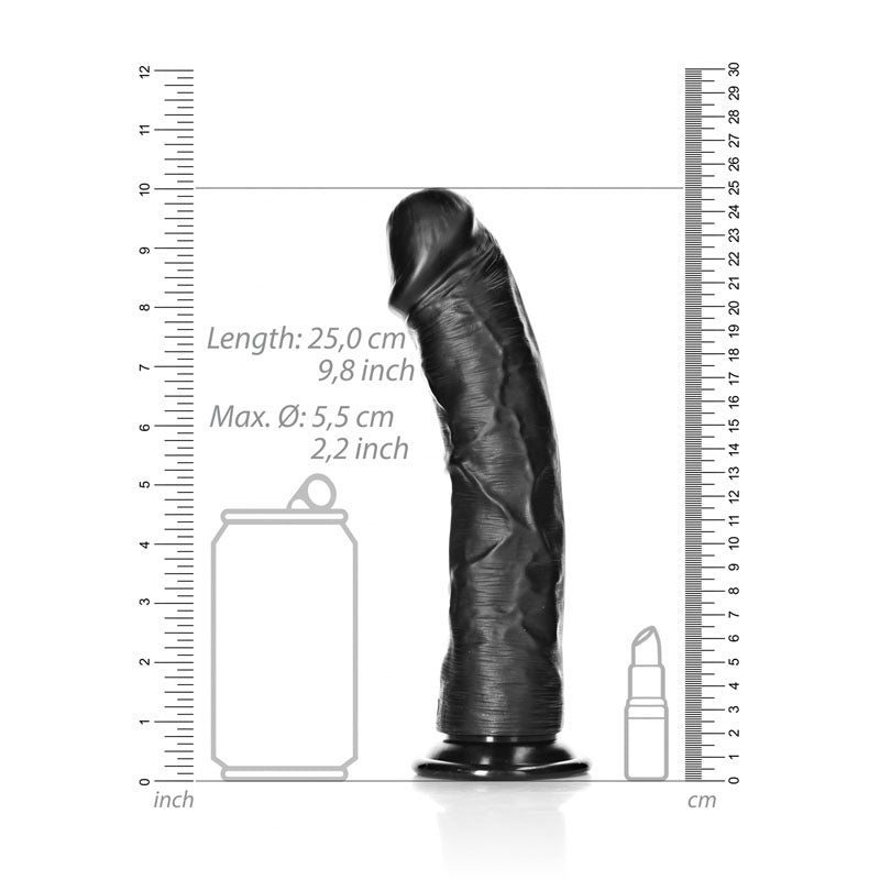 RealRock Realistic Curved Dildo with Suction Cup – 23 cm Dildo