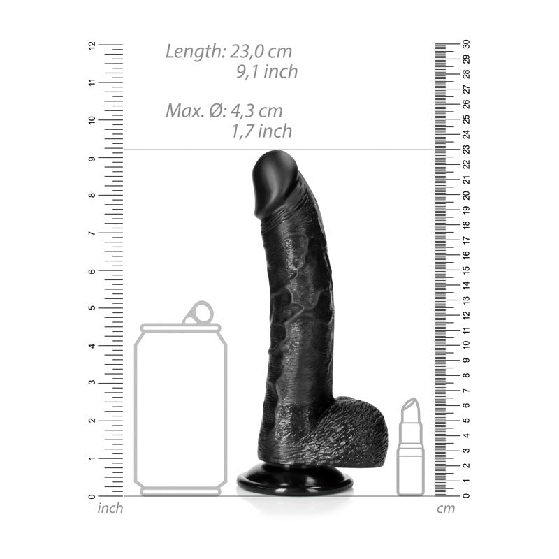 RealRock Realistic Regular Curved Dong – 20.5 cm Realistic Dong
