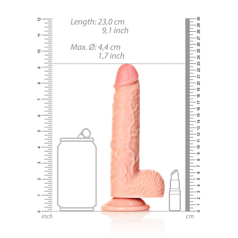 RealRock Straight Realistic Dildo with Balls – 20.5 cm Dildo