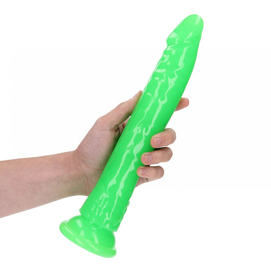 RealRock Slim Glow in the Dark 29 cm Dildo