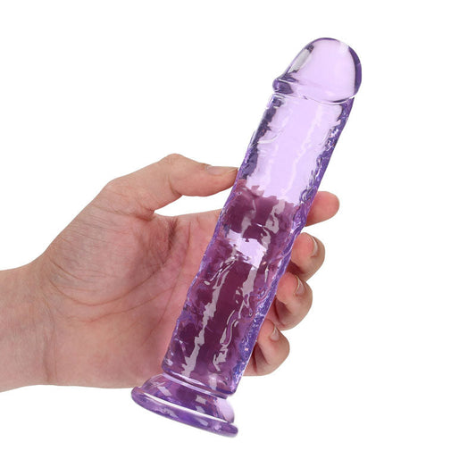 Realrock 18 cm Straight Crystal Clear Dildo 7 Inch Dildo