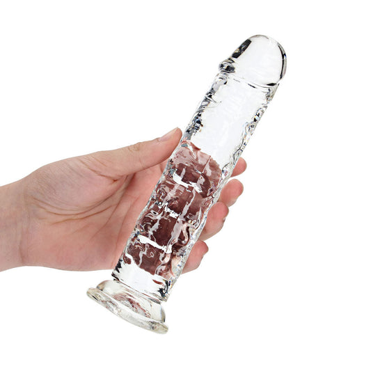 RealRock 20 cm Straight Dildo – Transparent 20 cm Dildo