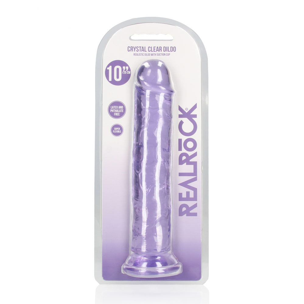 RealRock 28 cm Straight Dildo – Clear 28 cm Dildo