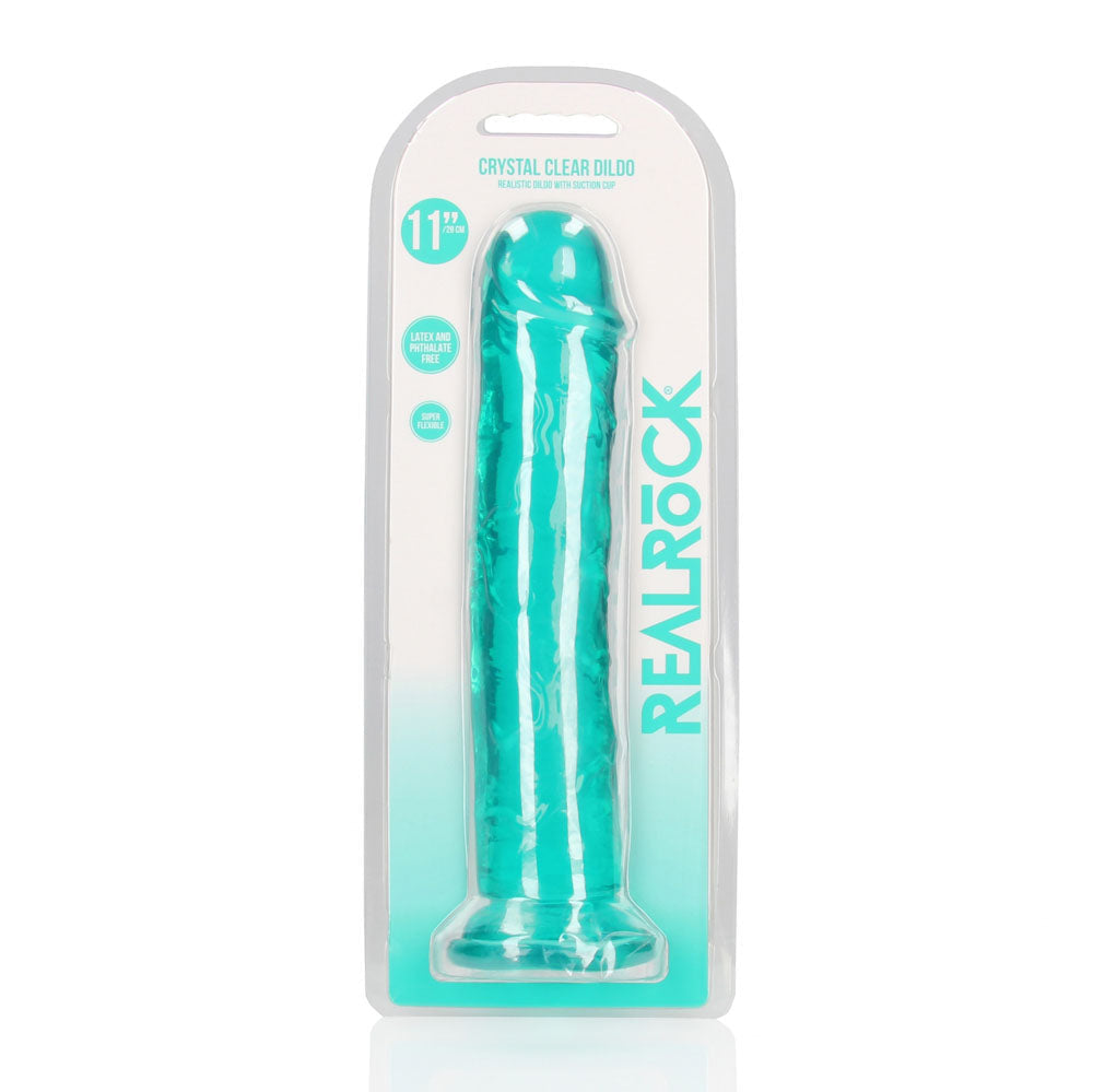 REALROCK 31 cm Straight Dildo – Clear 12 Inch Dildo