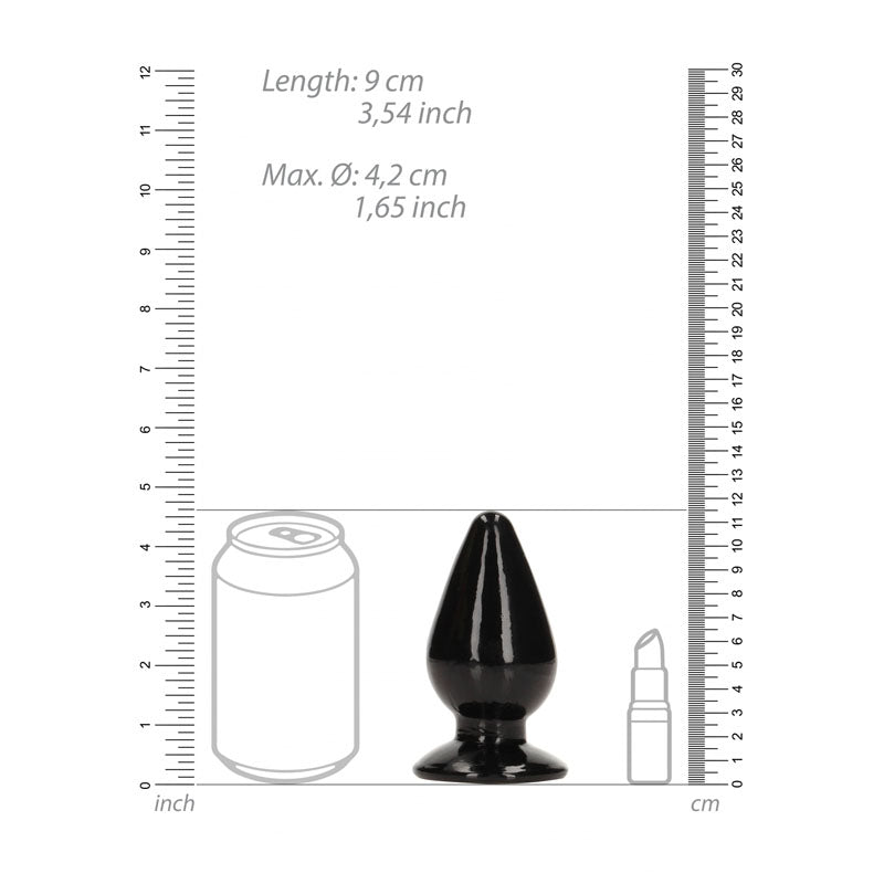 Realrock Crystal Clear (Transparent) – 11.5 cm Suction Cup Butt Plug