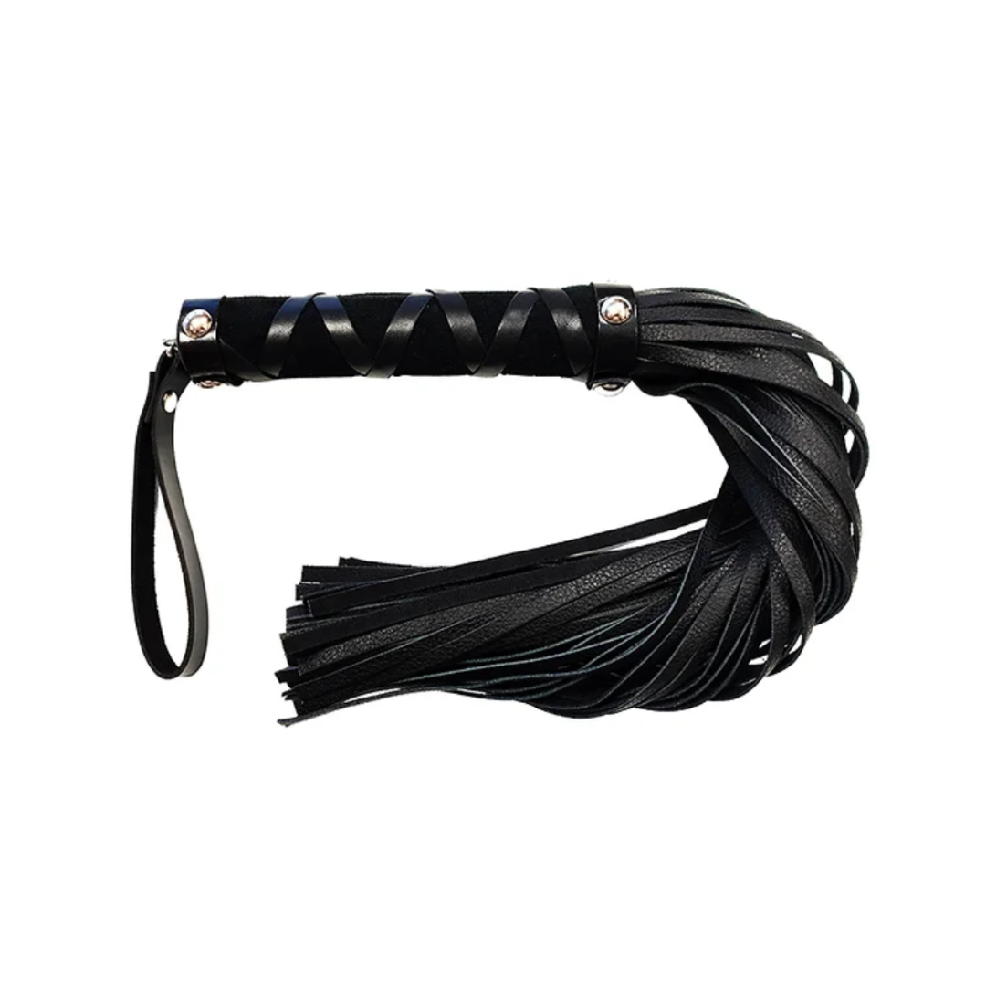 Rouge Short Leather Flogger with Studs – Leather Flogger
