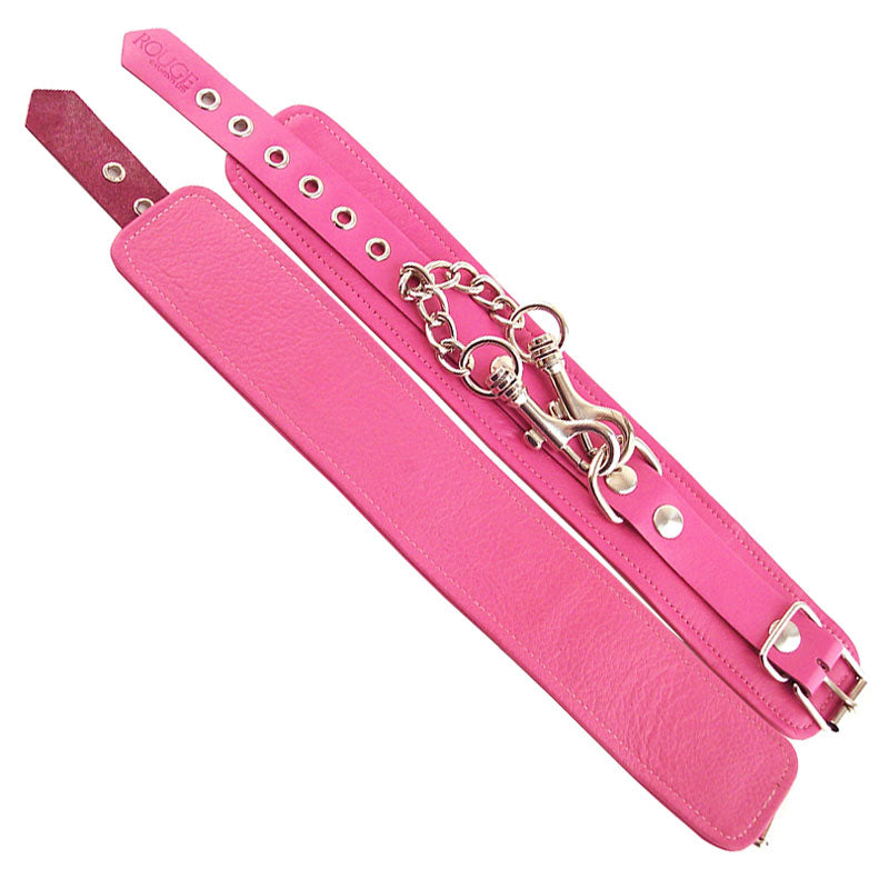 Rouge Garments Adjustable Leather Ankle Cuffs 13 Inches – Bondage Cuffs