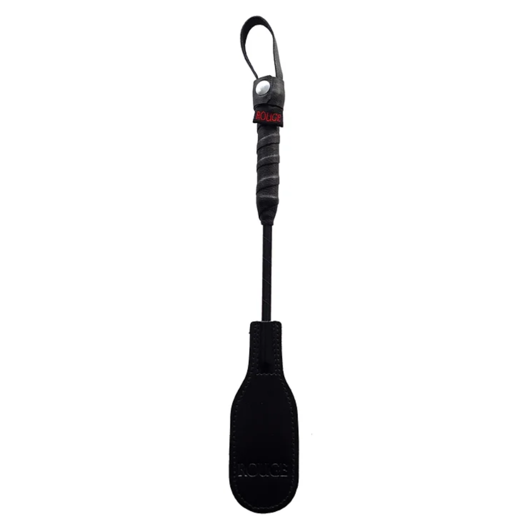 Rouge Mini Leather Oval Paddle (Black) – Small Paddle