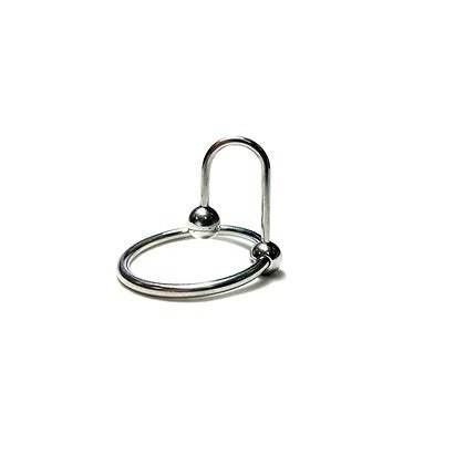 Rouge Stainless Steel Sperm Stopper Ring with 33mm Glands Ring and 8mm Stopper Ball