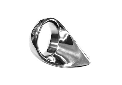Rouge Stainless Steel Tear Drop Cock Ring 45mm