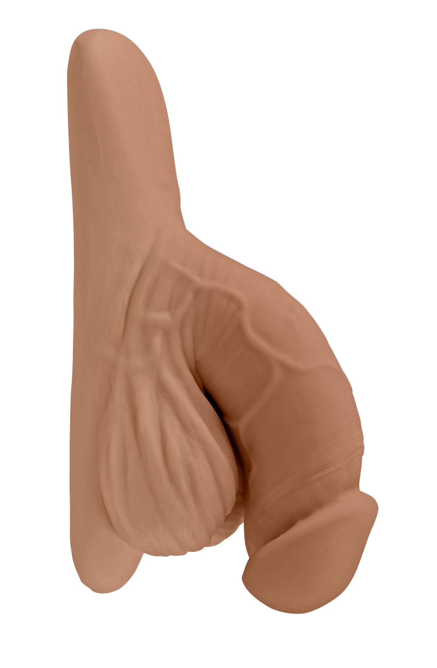Gender X 4 Inch Silicone Packer Medium (Tan) – Body-Safe Silicone Packer