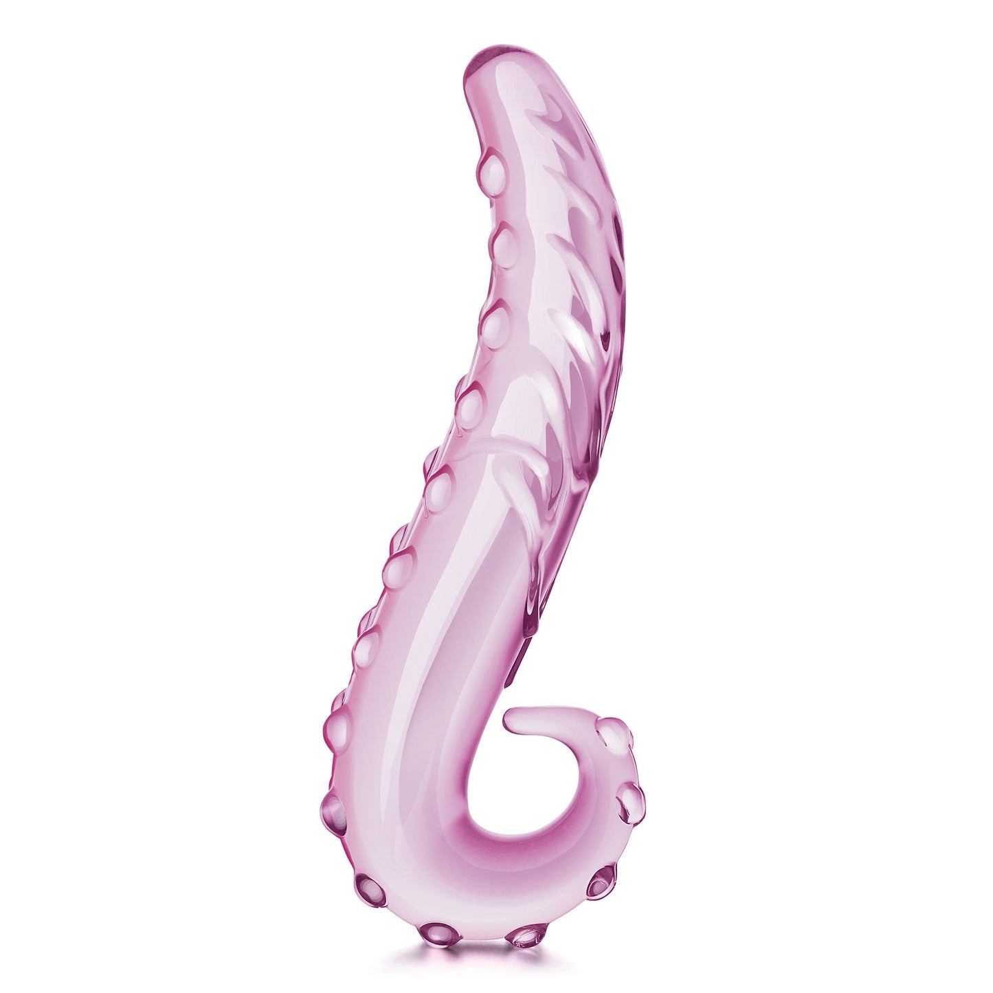 Glas Lick It 6 Inch Textured Glass Dildo