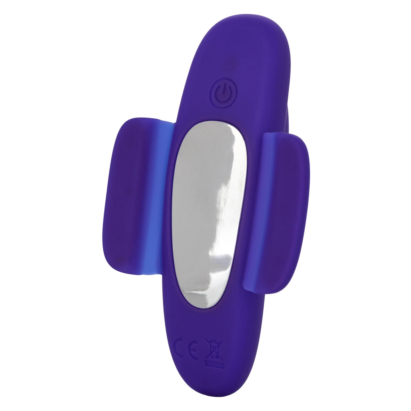 Lock-N-Play Remote Pulsating Panty Teaser Wireless Silicone Vibrator with Mini Remote Control in Purple