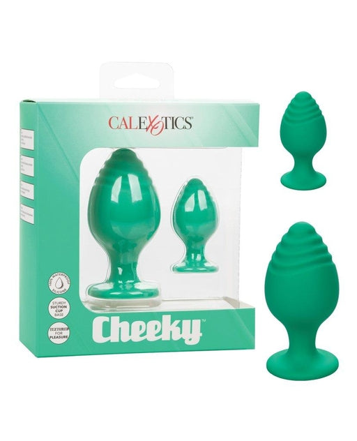 Cheeky Butt Plug Duo (Green) – Playful Butt Plug Set