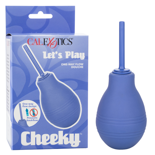 Cheeky One-Way Flow Douche Purple 7.3 fl oz 216 ml with Leak-Resistant Nozzle and Easy-Squeeze Bulb
