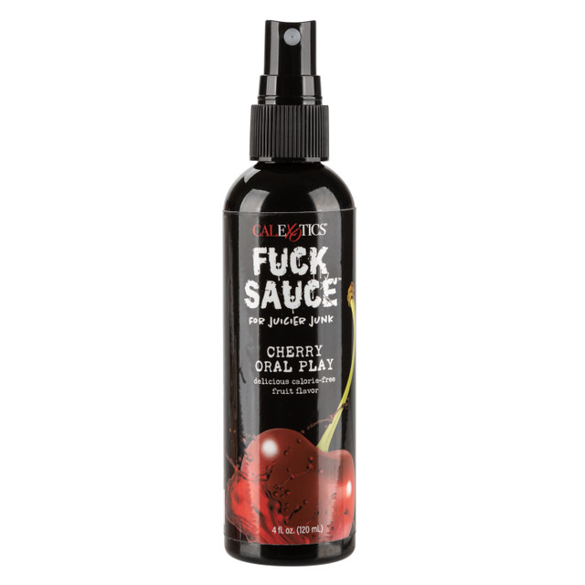 Fuck Sauce Cherry Oral Play Water-Based Edible Spray 4 fl oz