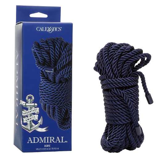 Admiral Rope 32.75 Feet / 10 Meters Navy Blue Multi-Purpose Body-Safe Rope