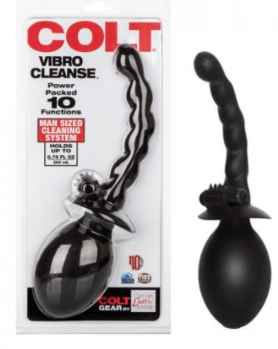 Colt Vibro Cleanse Black Vibrating Douche System