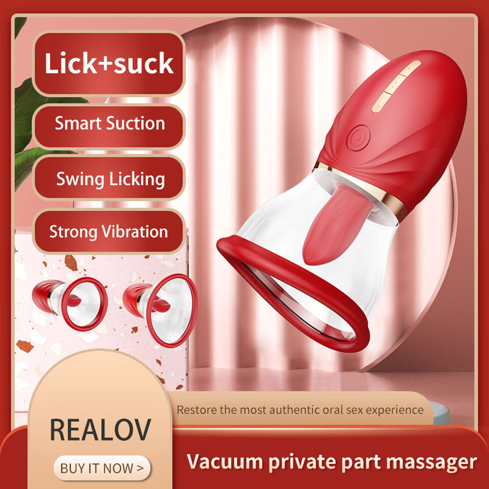 LuvPump Adoramor – USB Rechargeable Licking and Sucking Ladies Pump