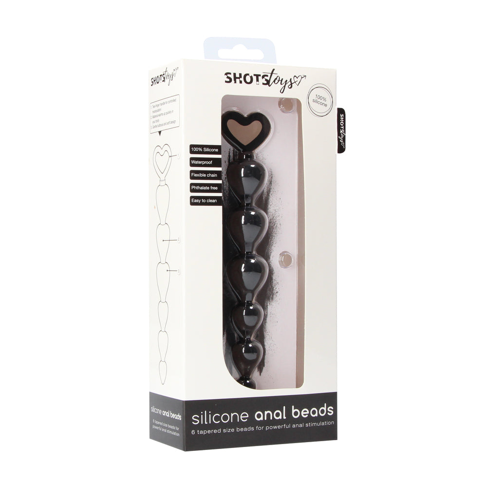 Silicone Anal Beads Chain – 6 Tapered Beads Anal Toy