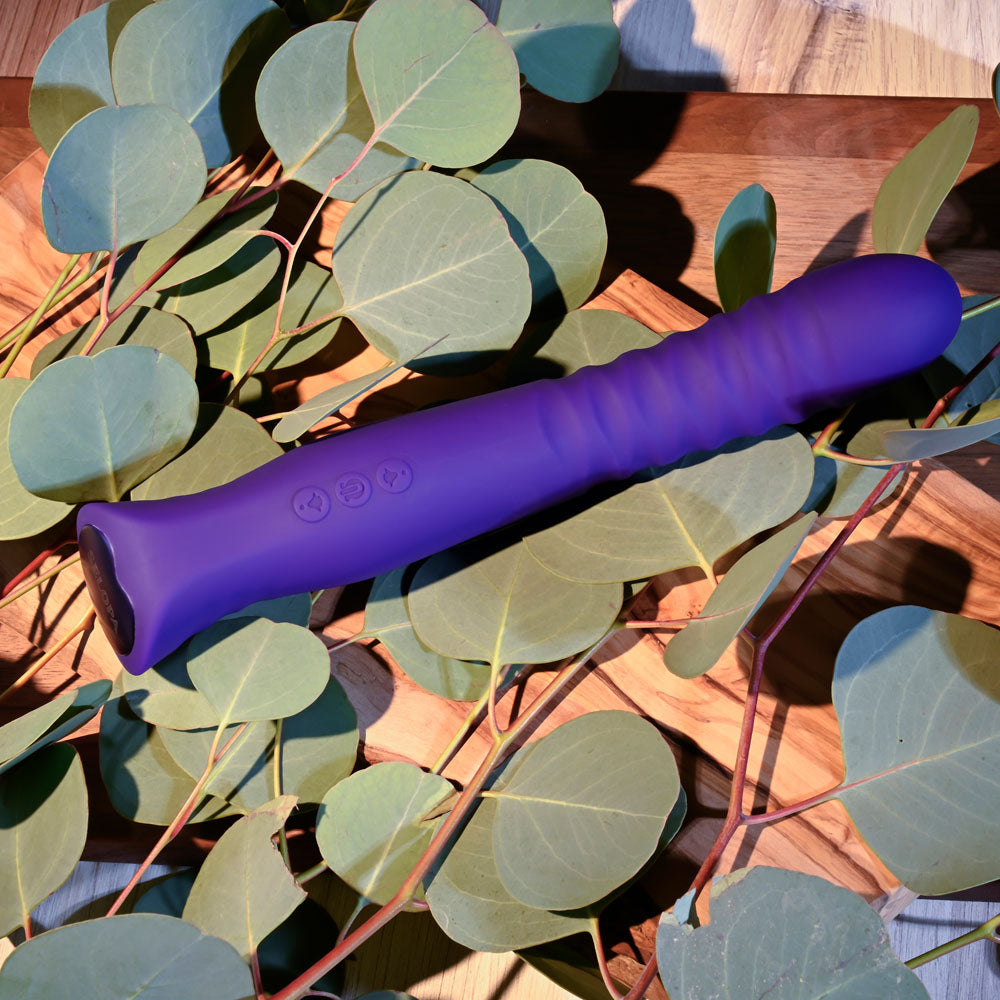 Selopa TRIXXXIE Vibrator 22.2cm Waterproof Silicone in Purple