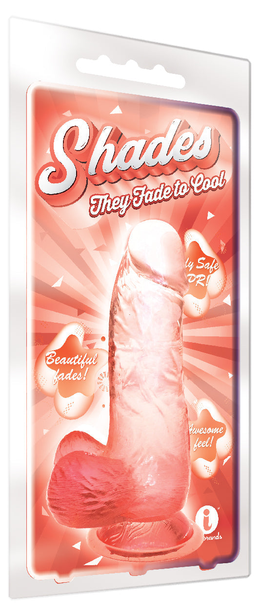 Shades 6 Inch Coral Jelly Dong – Vibrant 15.2 cm Dildo
