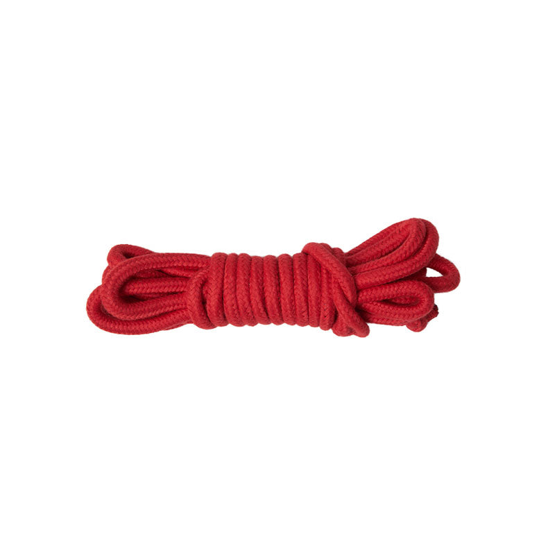 Sex & Mischief Amor Rope 9 Metres Red Cotton Restraint