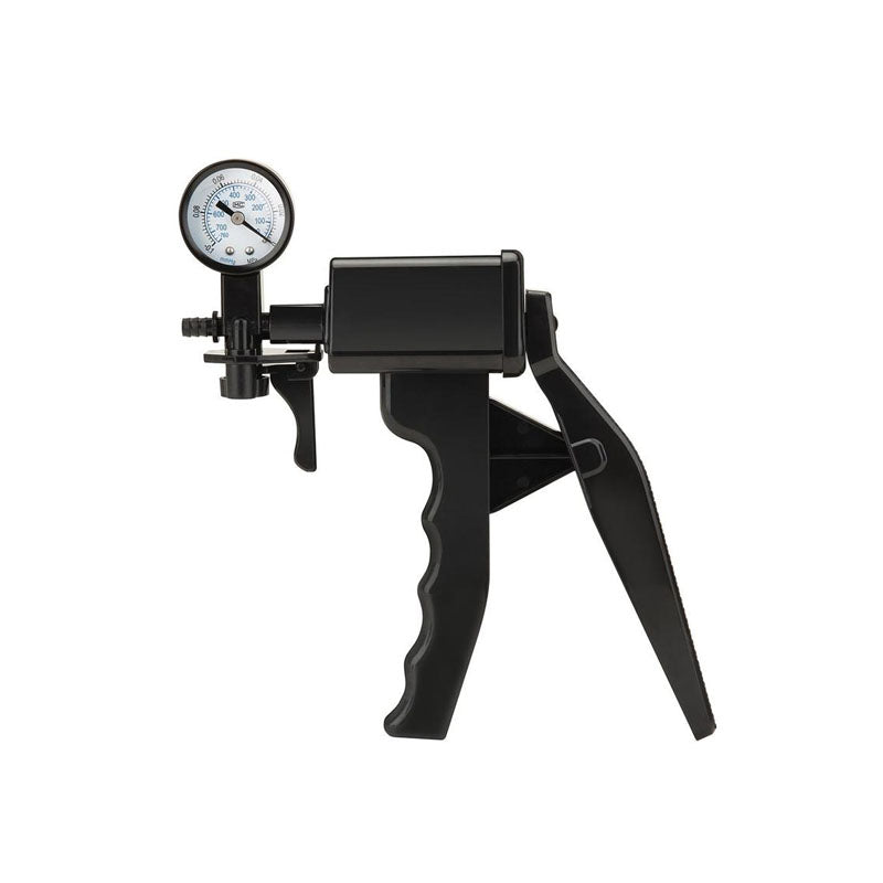 Size Up Ergonomic Trigger Penis Pump With Pressure Gauge - 8 Inch