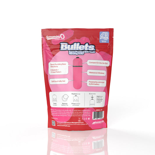Bullets 4B Low Pitch Bass (Strawberry)