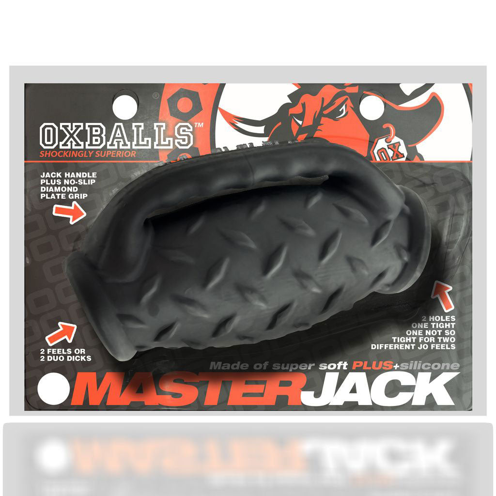 Masterjack Double Penetration Black - Double ended Stroker