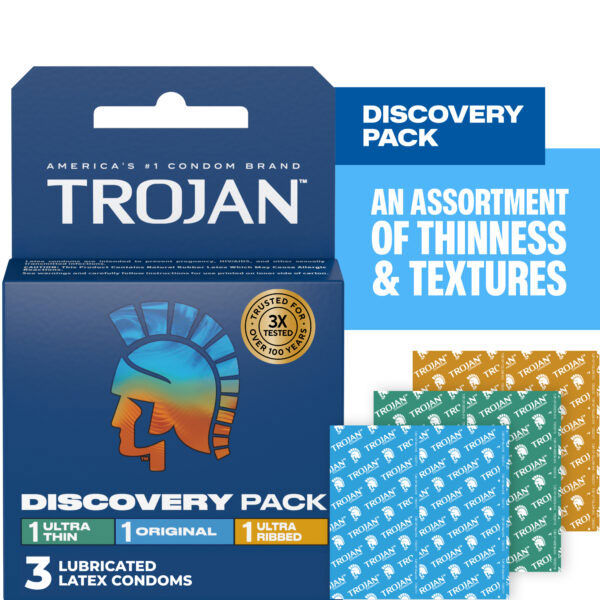 Trojan Discovery Pack 3 Count – Condom Pack