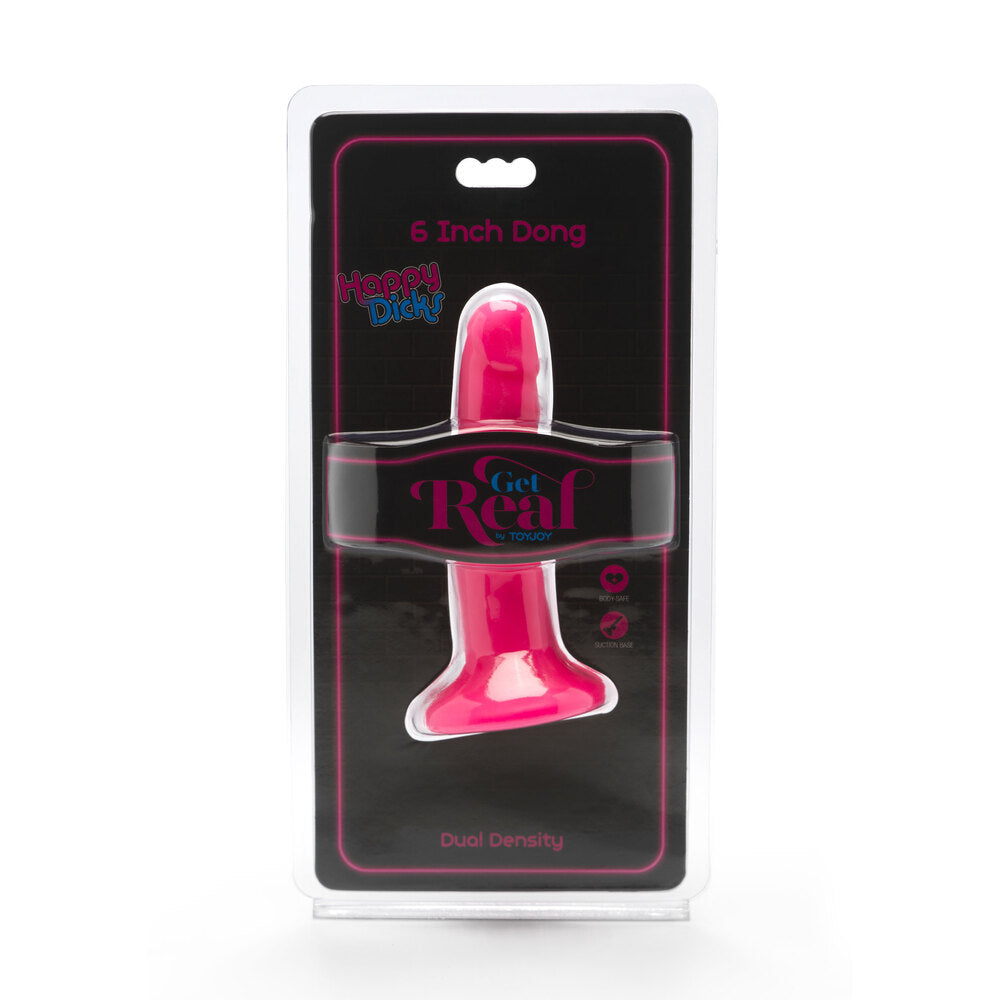 ToyJoy Get Real Happy Dicks 6 Inch Dong Dildo With Suction