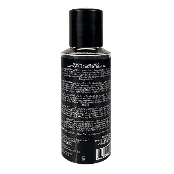H2O Maxxx Water-Based Lubricant Gel 2.4oz 70ml