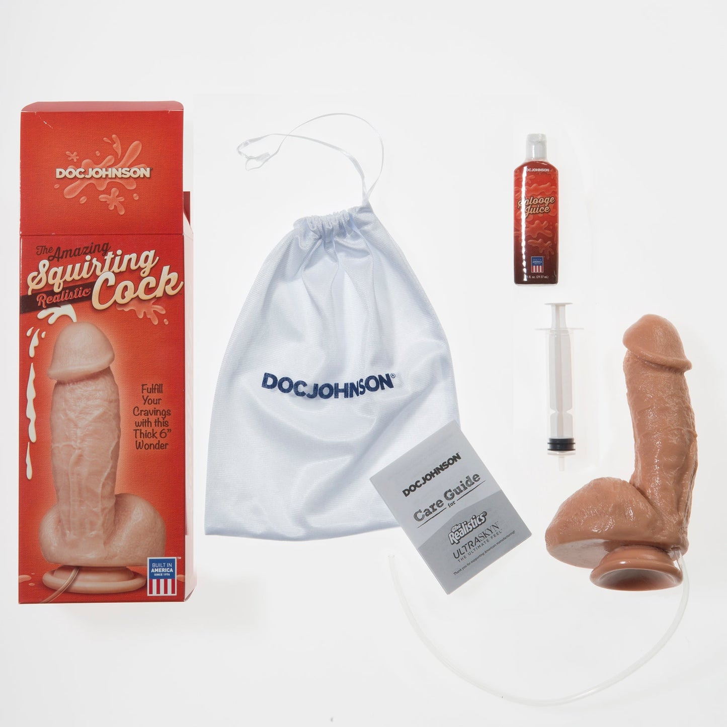 Realistic Squirting Dildo With Lifelike Texture – Realistic Waterproof Dildo