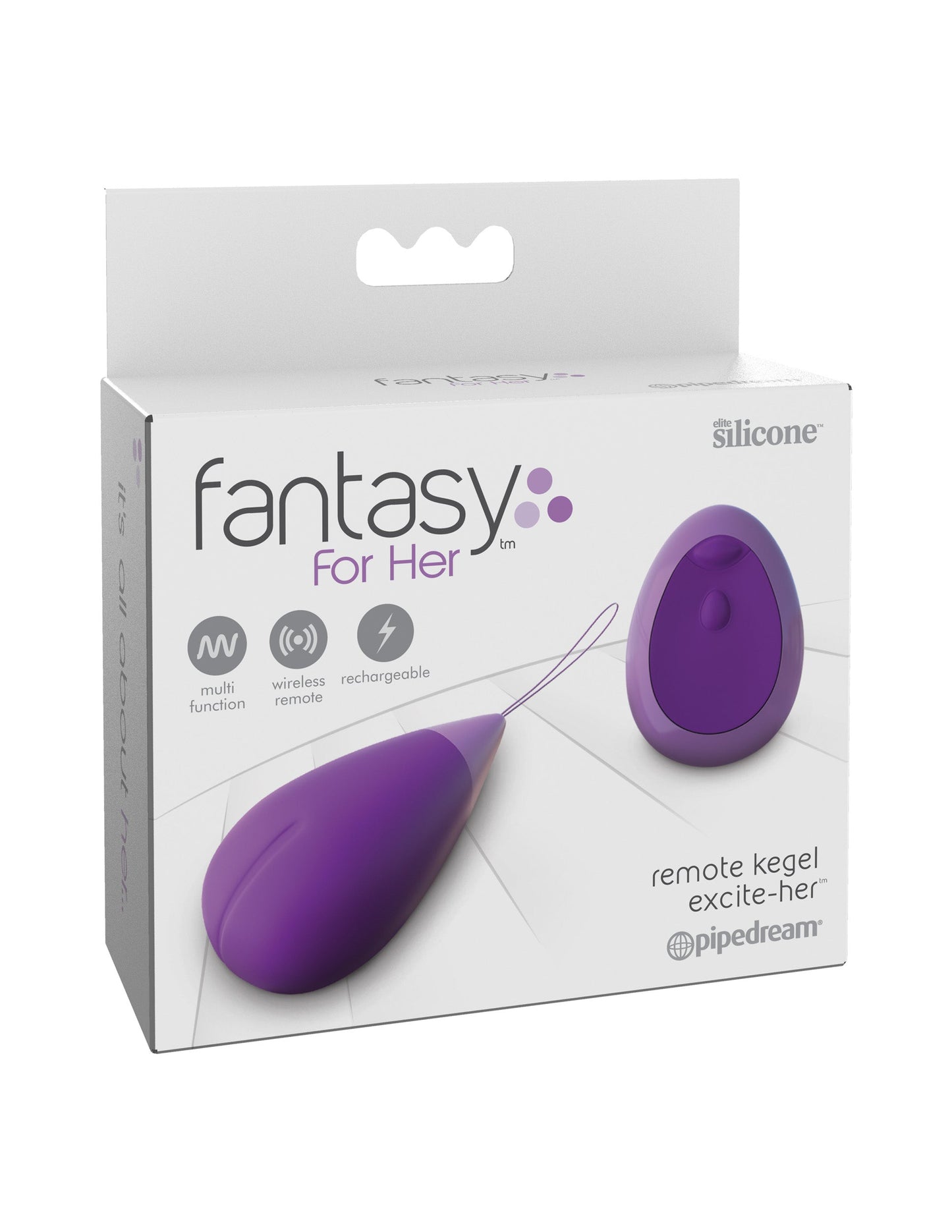 Fantasy For Her Kegel Excite-Her – USB Rechargeable Remote-Controlled Kegel Trainer