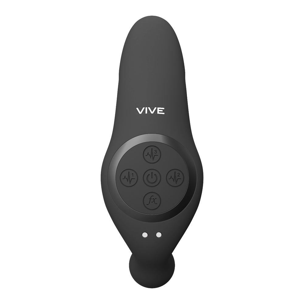Vive Kata Double Penetrator (Black) – Remote-Controlled Vibrator
