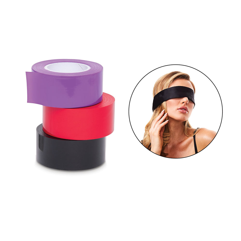 WhipSmart Bondage Tape 3 Pack – Versatile Self-Adhesive Restraints